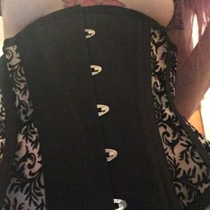 GORGEOUS MYSTIC CITY bone corset, sz 26IN,66CM